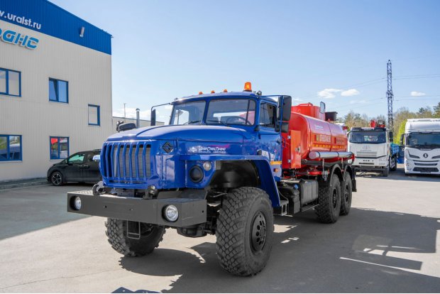 Автотопливозаправщик АТЗ-10Б УСТ 5453 Урал 4320-1951-60 доработка под ДОПОГ, УВЭОС