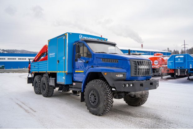 Грузопассажирский автомобиль ГПА 6+2 откр. с КМУ ИМ-95