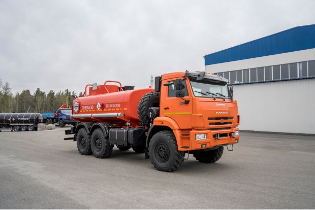 Автотопливозаправщик АТЗ (насос, счетчик, пистолет) АТЗ-11Б Камаз 43118 ДОПОГ, УВЭОС