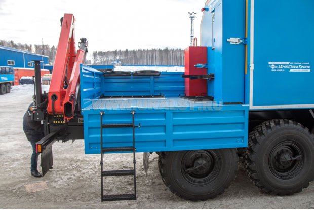 Маслостанция с КМУ РК-6500 УСТ 5453 Урал-5557-82Е5 сп.м