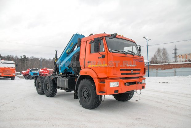 Седельный тягач с КМУ ИМ-180 УСТ 5453 Камаз 53504 (44108) сп.м