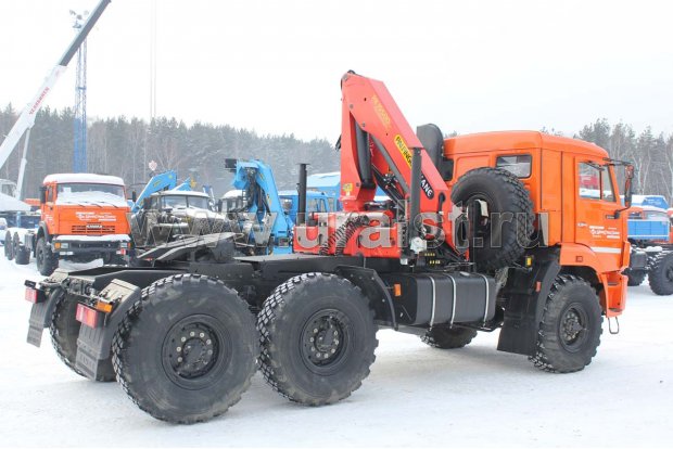 Седельный тягач с КМУ PK-15500А УСТ 5453 Камаз 53504 (44108)