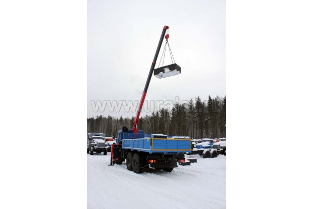 Бортовой с КМУ UNIC UR-V503 (тросовый) УСТ 5453 Камаз 43118
