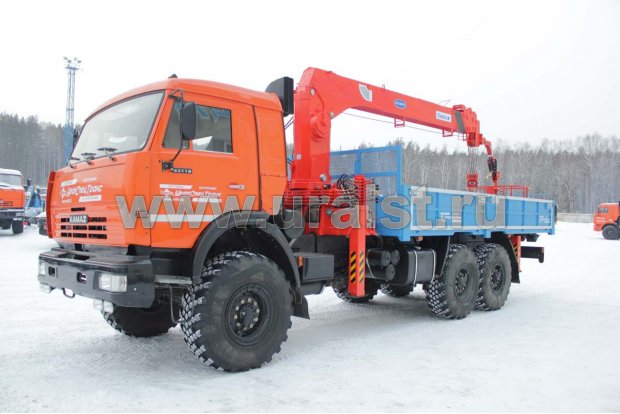 Бортовой с КМУ KS-1256G-II УСТ 5453 Камаз 43118