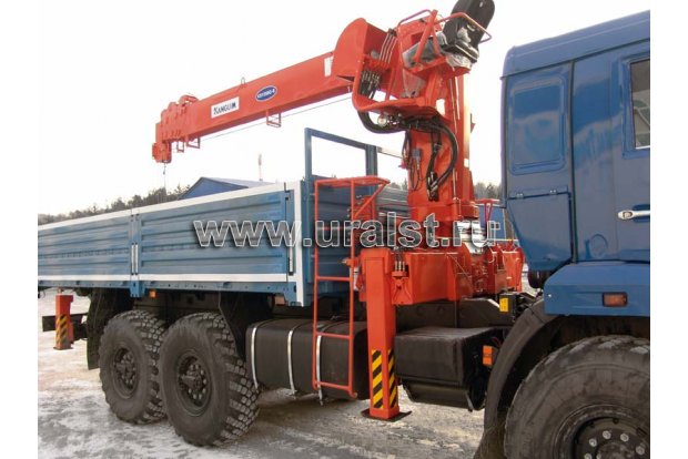 Бортовой автомобиль Камаз 43118-46 с КМУ Канглим KS1256G-II