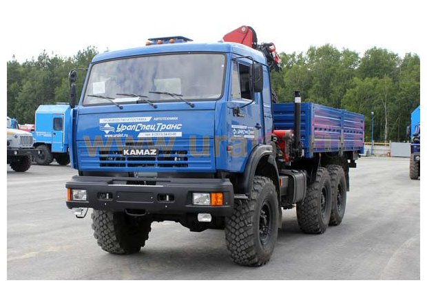 Бортовой Камаз с КМУ PK-12000