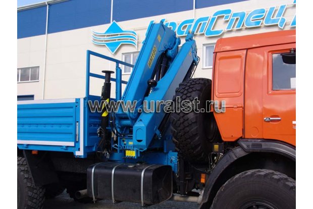Бортовой Камаз с КМУ ИМ-180
