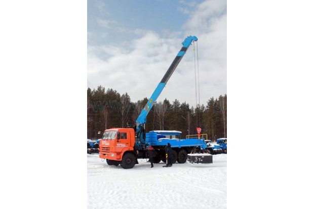 Бортовой с КМУ ИТ-180 (тросовый) УСТ 5453 Камаз 43118-24
