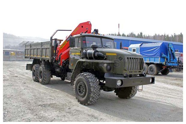 Бортовой с КМУ PK-18500А УСТ 5453 Урал 4320-1951-60
