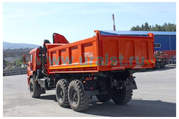 Самосвал с КМУ РК-15500В УСТ 5453 Камаз 43118