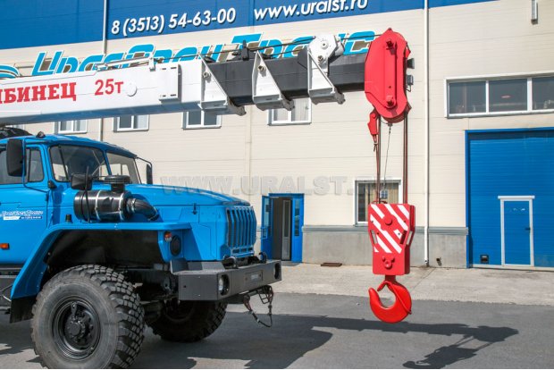 Автокран КС 55732 28 м "Челябинец" Урал 4320