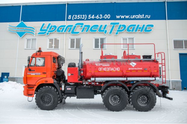 Автотопливозаправщик АТЗ-8-2Б УСТ 5453 Камаз 5350-66(D5) доработка под ДОПОГ