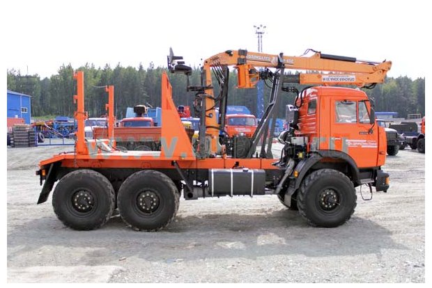 Лесовоз с ГМ СФ-65С Камаз 43118-50