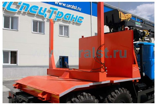 Лесовоз с ГМ ОМТЛ-97 Урал 5557-60