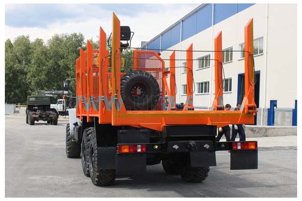 Сортиментовоз с ГМ ЛВ-185 Урал 4320Е5