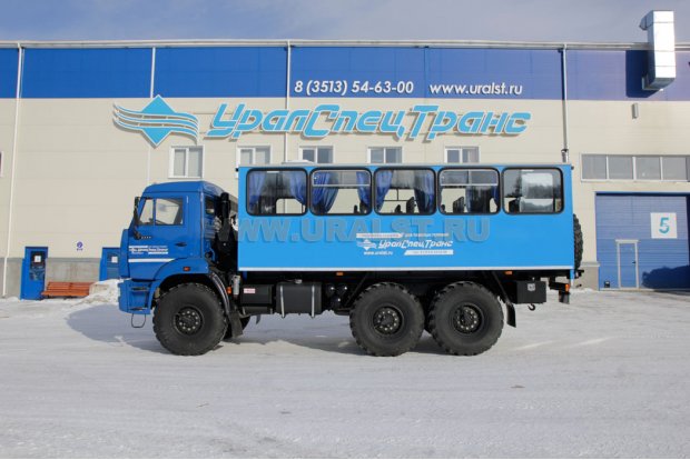 Автобус вахтовый 22+2 лебедка комфорт УСТ 5453 Камаз 5350-66(D5)