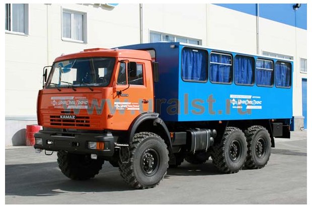 Автобус вахтовый 22+2 комфорт УСТ 54535 Камаз 43114 -15 (Евро-3)