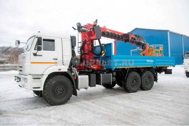Автомобиль бортовой Камаз 43118-50 с КМУ ИТ-200