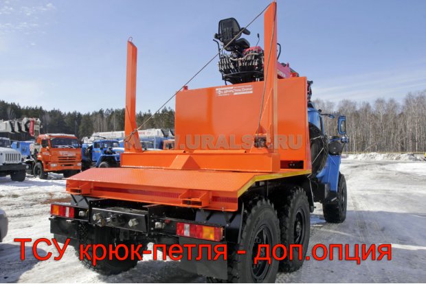 Лесовоз с манипулятором Epsilon M100L97 УСТ 5453 Урал М 5557-60Е5