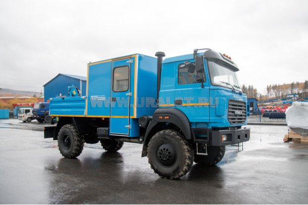 ГПА 6+2 откр. с КМУ ИМ-20 УСТ 5453 Урал 43206-4151-79 бескап.