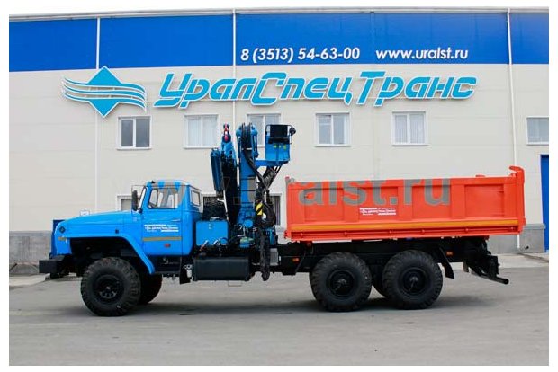 Автомобиль самосвал Урал 4320-70 с КМУ ИМ-240-04