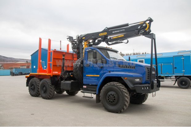 Лесовоз с манипулятором VM10L УСТ 5453 Урал NEXT 4320-74Е5