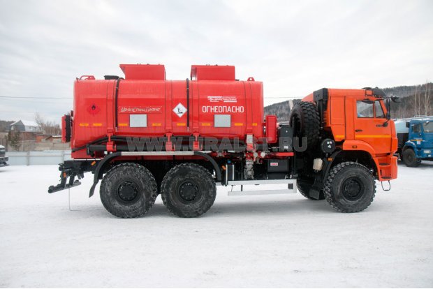 Автотопливозаправщик АТЗ-18-2 УСТ 54535К Камаз 65224 доработка под ДОПОГ