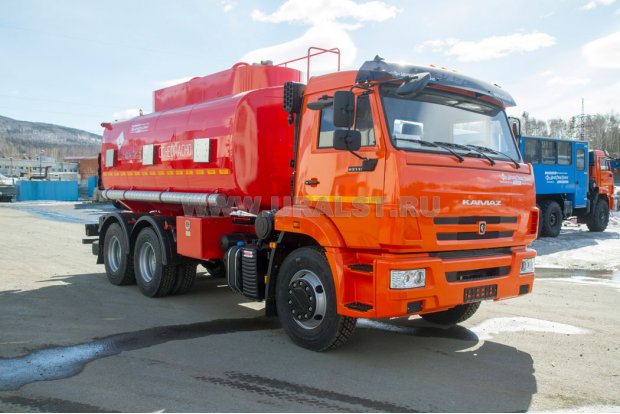 Автотопливозаправщик АТЗ 17-3Б УСТ 5453 Камаз 65115-50