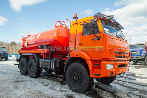 Автоцистерна вакуумная АКН-10-ОД КО УСТ 5453 Камаз 43118-50 сп.м.