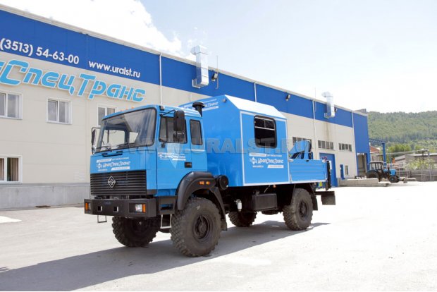 ГПА 6+2 откр. с КМУ ИМ-55 УСТ 5453 Урал 43206-4151-79