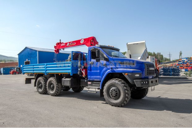 Автомобиль бортовой с КМУ UNIC UR-V554 УСТ 5453 Урал NEXT 4320-72Е5
