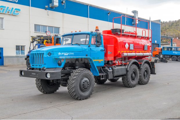 Автотопливозаправщик АТЗ-9-2Б УСТ 5453 Урал 5557-1151-60 доработка под ДОПОГ