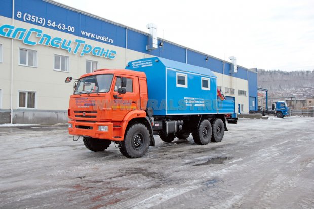 ТБМ с КМУ ИМ-20 УСТ 5453 Камаз 43118