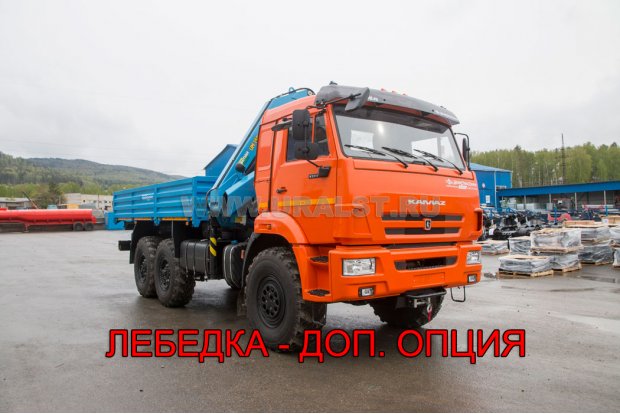 Бортовой автомобиль с КМУ ИМ-150 УСТ 5453 Камаз 43118 сп.м