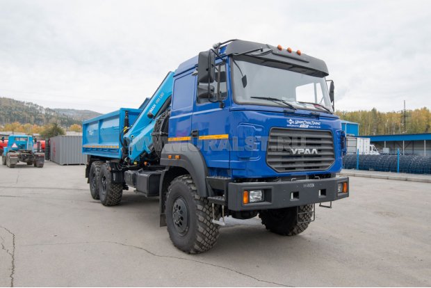Самосвал АС 7-10 с КМУ ИМ-180-05 УСТ 5453 Урал 4320-4971-80
