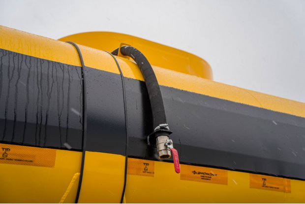 Слив из экологического короба