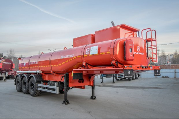 Полуприцеп цистерна для ГСМ (бензовозы) рамная ППЦ 26-32