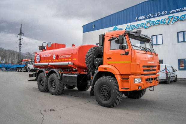 Автотопливозаправщик АТЗ (насос, счетчик, пистолет) АТЗ-11Б Камаз 43118 ДОПОГ, УВЭОС