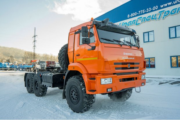 Седельный тягач УСТ 5453 Камаз 43118 сп.м., доработка ДОПОГ, гидрофикация