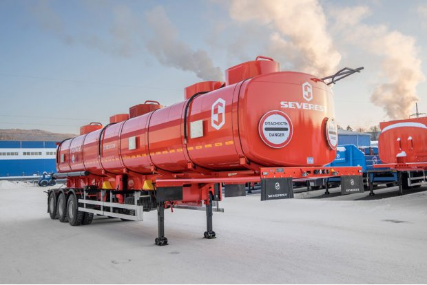 Бензовоз рамный ППЦ 40П-31Д-3 прямая рама 5 мм