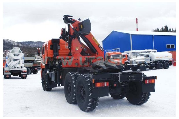 Седельный тягач с КМУ PK-23500А УСТ 5453 Камаз 43118
