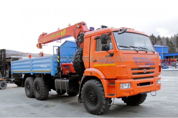 Бортовой с КМУ ИТ-180 (тросовый) УСТ 5453 Камаз 43118