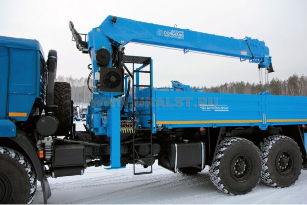 Бортовой с КМУ DongYang SS2036 (тросовый) УСТ 5453 Камаз 43118