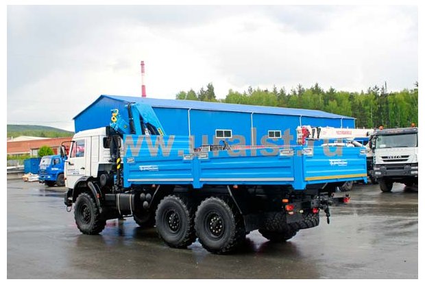 Бортовой Камаз 43118-46 с краном-манипулятором ИМ-95