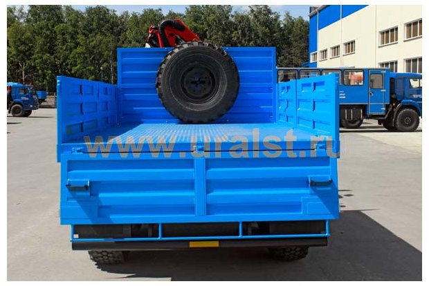 Автомобиль бортовой Урал с краном-манипулятором Palfinger PK-4501