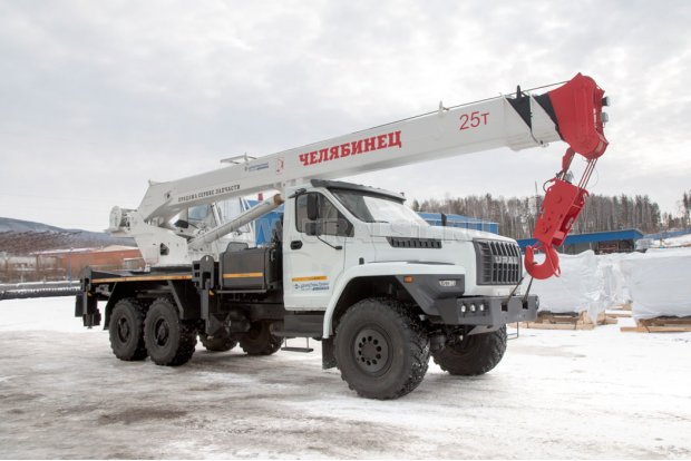 Автокран КС 45721 25 тн "Челябинец" Урал NEXT 4320-72