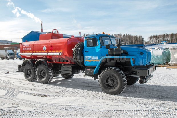 Автотопливозаправщик АТЗ-11Б УСТ 5453 Урал 4320-1951-72 доработка под ДОПОГ