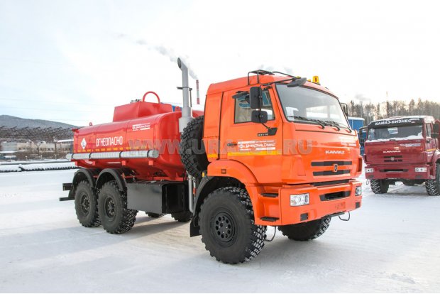 Автоцистерна бензовоз АЦ-10Б УСТ 5453 Камаз 43118 без насоса, доработка под ДОПОГ