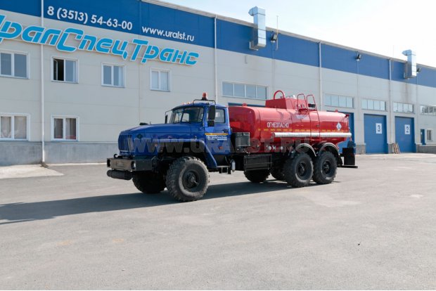 Автоцистерна для ГСМ АЦ-12 УСТ-5453 на шасси Урал-М 4320