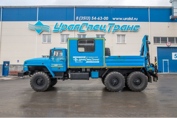 ГПА 6+2 откр. с КМУ ИМ-55 УСТ 5453 Урал 4320-1951-60